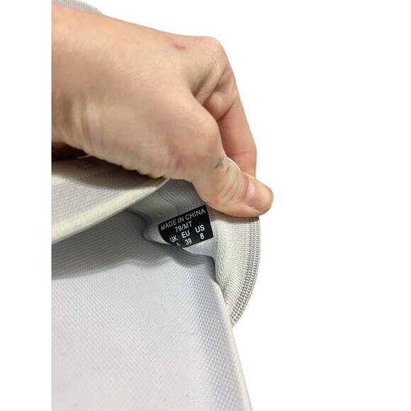 Hunter Brand Slip On White Slides Size 8 Womens Slip On Beach Ope Toe Sandals - Picture 6 of 6